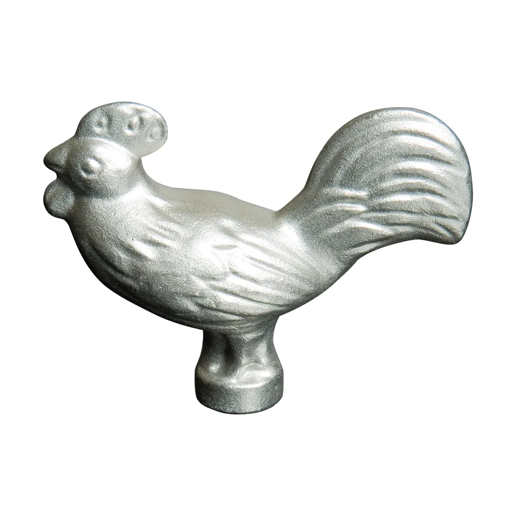 Staub knob in metal, Chicken STAUB