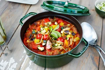 Staub La Cocotte round cast iron pot 6.7 L - Basil green - STAUB