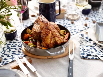 Staub magnetic trivet oval beech - 15 cm - STAUB