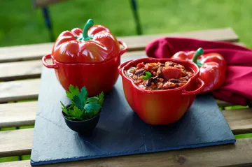 Staub mini cocotte paprika 0.47 L - Orange-red - STAUB