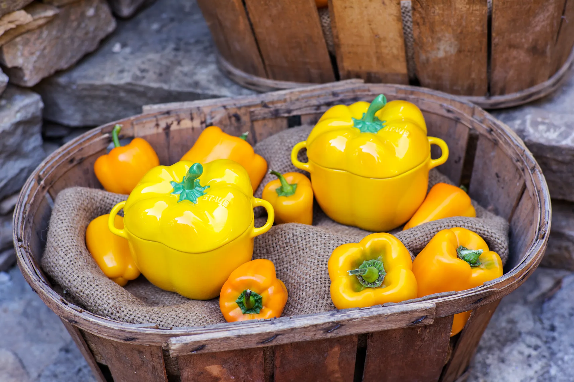 Staub mini cocotte paprika 0.47 L, Yellow STAUB