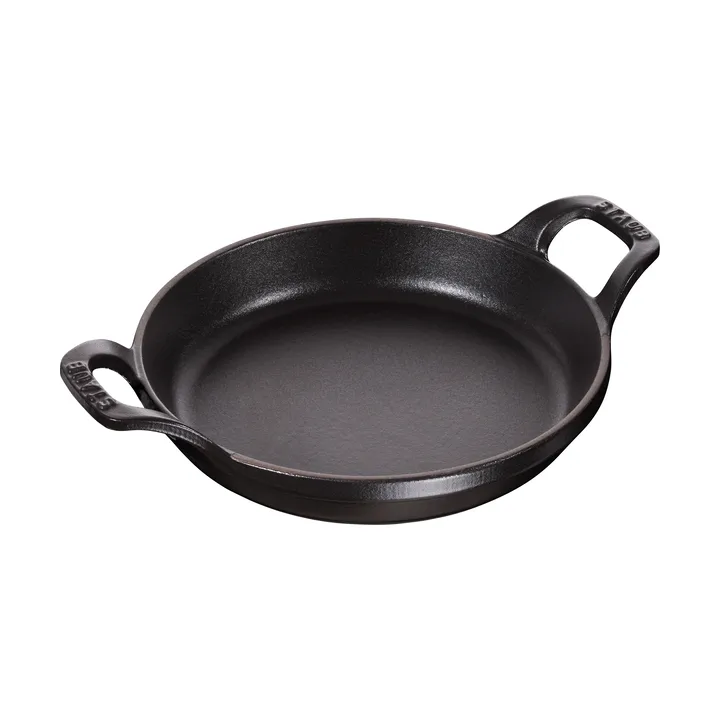 Staub round oven dish cast iron Ø20 cm - Black - STAUB