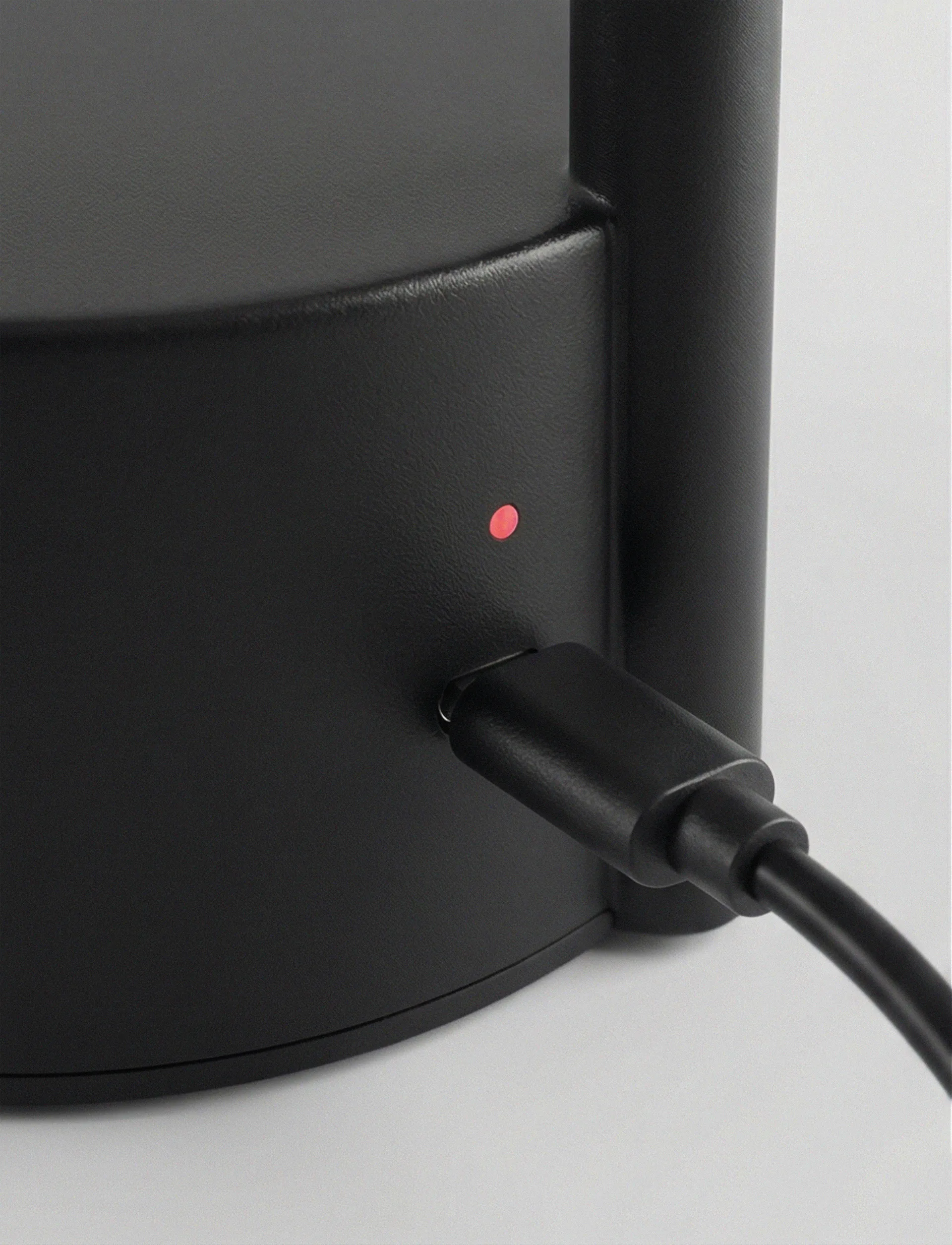 Vinkel LED portable table lamp, Black Stelton