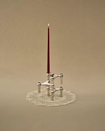 STOFF Nagel tapered candle by ester & erik 6-pack - Burgundy red - STOFF Nagel