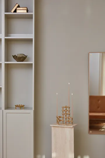 STOFF Nagel tapered candle by ester & erik 6-pack - Latte - STOFF Nagel