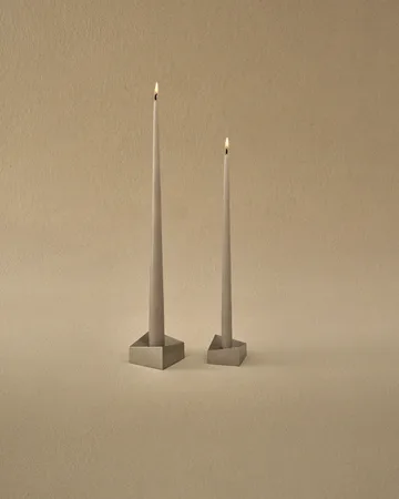 STOFF Nagel tapered candle by ester & erik 6-pack - sand - STOFF Nagel