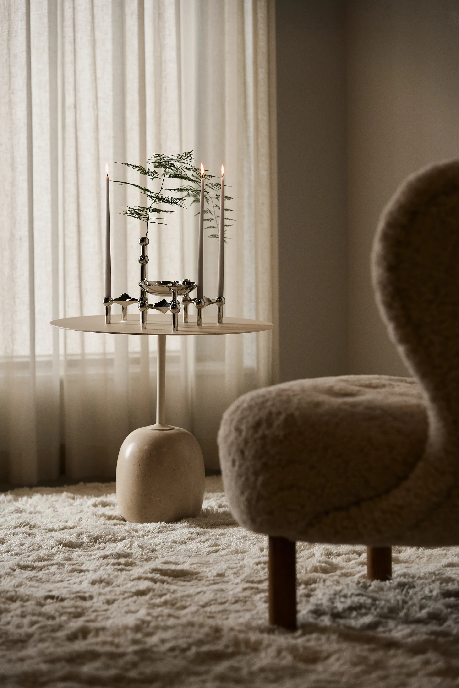 STOFF Nagel vase, Chrome STOFF Nagel