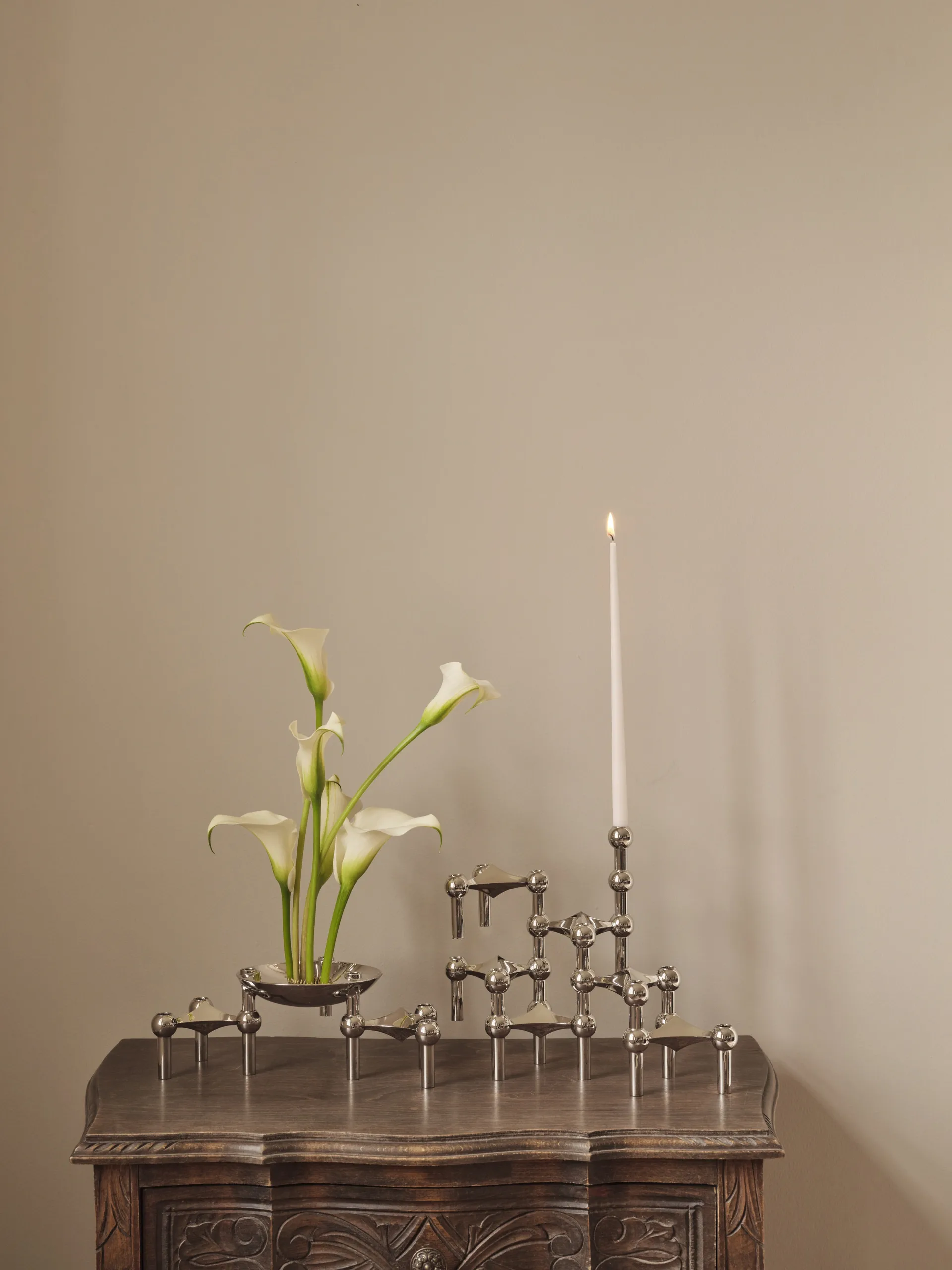 STOFF Nagel vase, Chrome STOFF Nagel