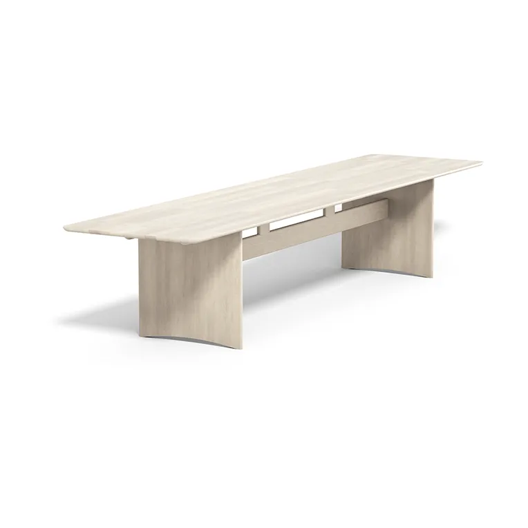 Alt table 90x385 cm birch, Light matte lacquer Stolab