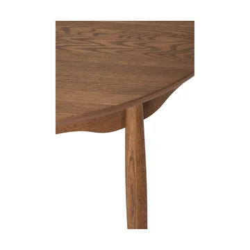 Carl dining table Ø115. divided - Chocolate brown oil Special Edition (oak), Ø115 cm - Stolab