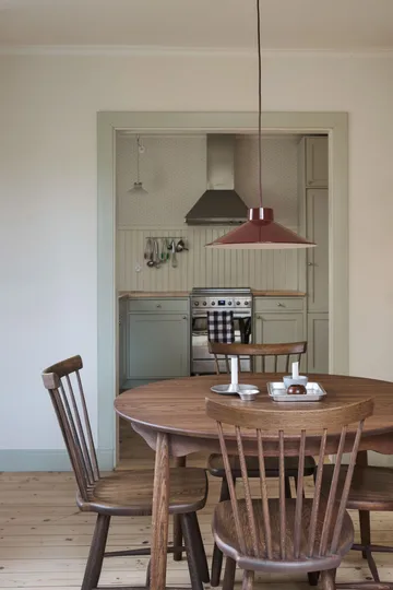 Carl dining table Ø115. divided - Chocolate brown oil Special Edition (oak), Ø115 cm - Stolab
