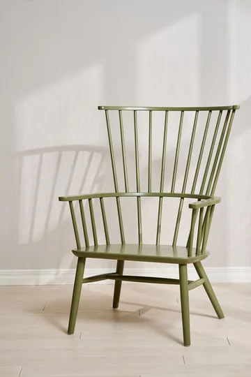 Henriette armchair cushion&headrest Olive green-Sahara - Stolab