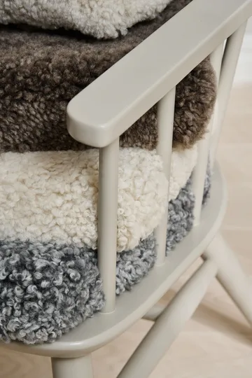 Henriette armchair cushion&headrest White oiled-Sahara - Stolab
