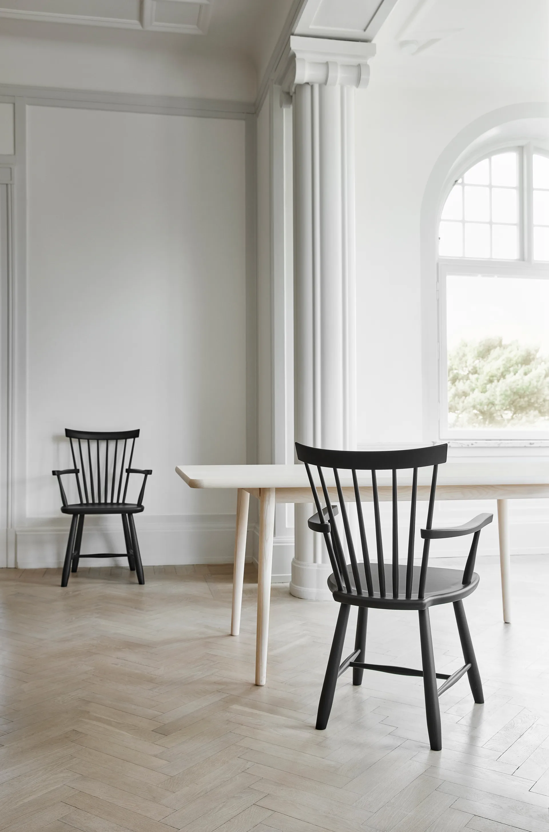Lilla Åland armchair, Olive green (beech) Stolab