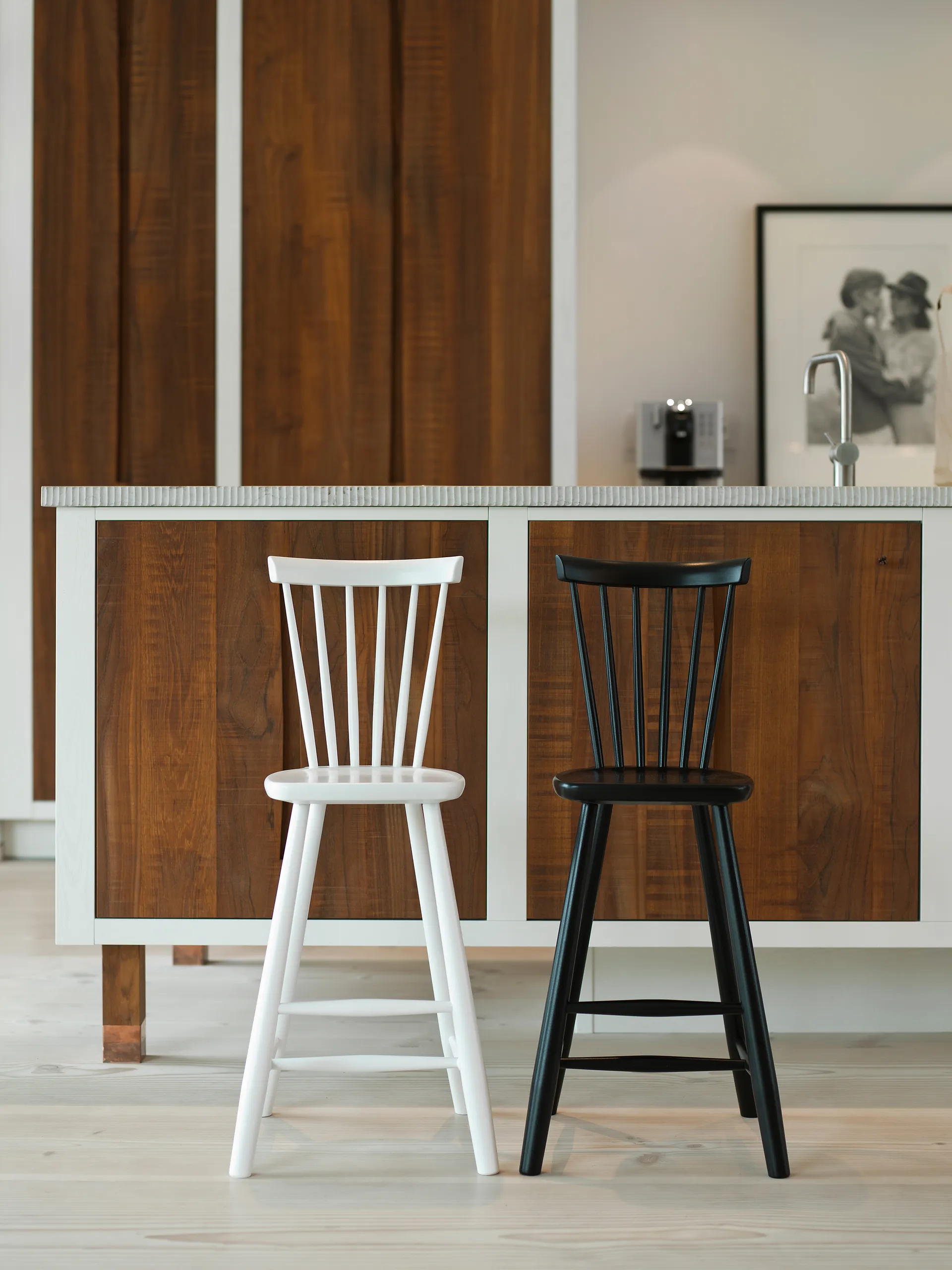 Lilla Åland children's chair beech 52 cm, White Stolab