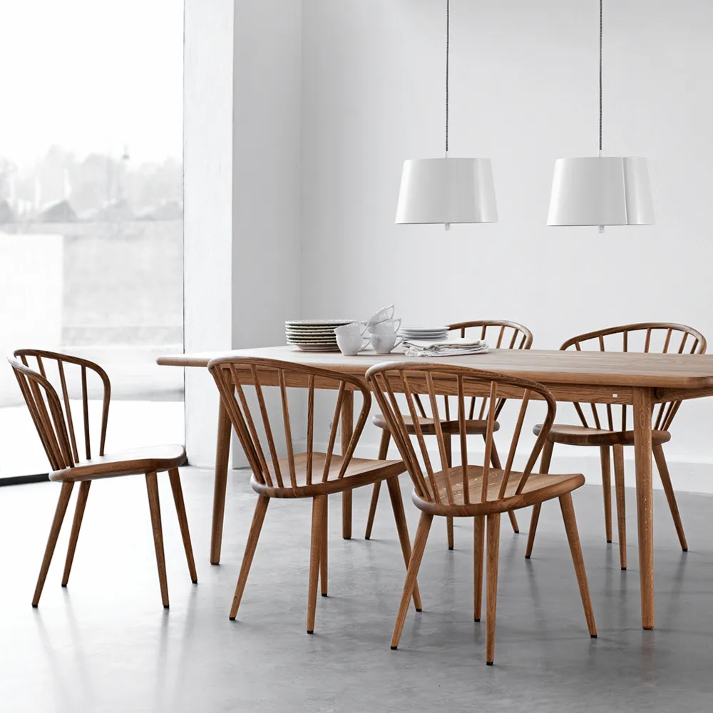 Miss Holly dining table. 175x100 cm, Birch natural oil Stolab