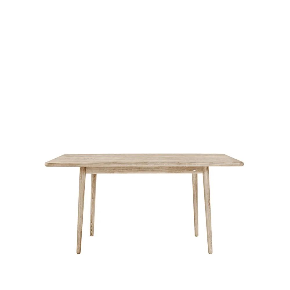 Miss Holly dining table 235x100 cm, Oak white oiled. 1 insert Stolab
