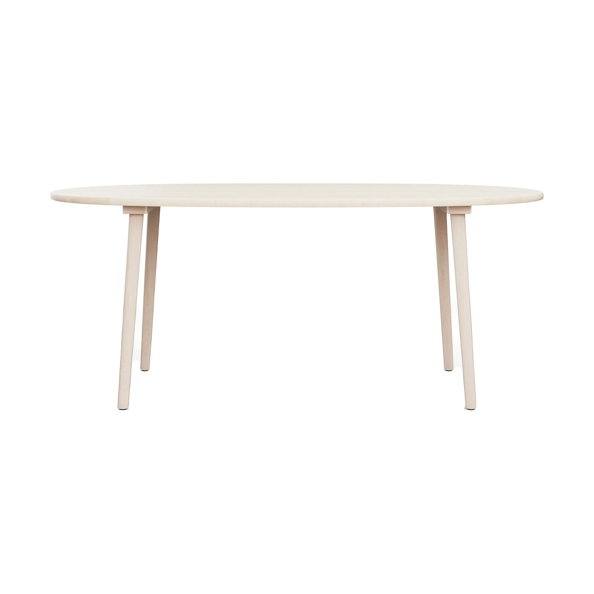 Miss Tailor dining table, Birch light matte lacquer, 180x90 cm Stolab