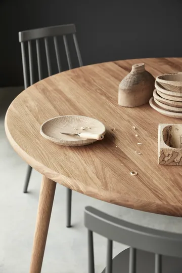 Miss Tailor dining table round Ø130 cm - Oak naturell oil - Stolab