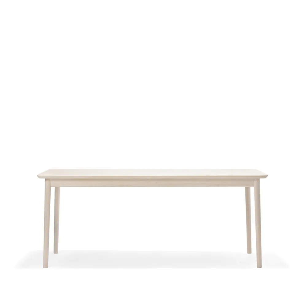 Prima Vista dining table, Birch light matt lacquer-180cm-1 insert Stolab