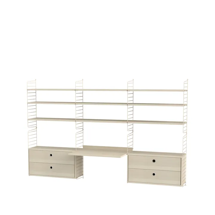 String bedroom ash & beige - Combination F - String