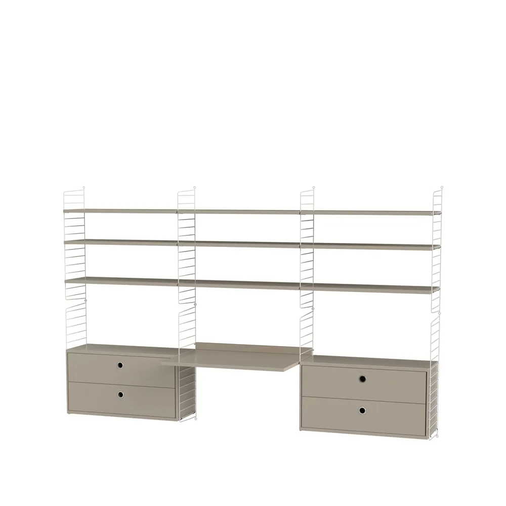String bedroom beige & white - Combination F,  String
