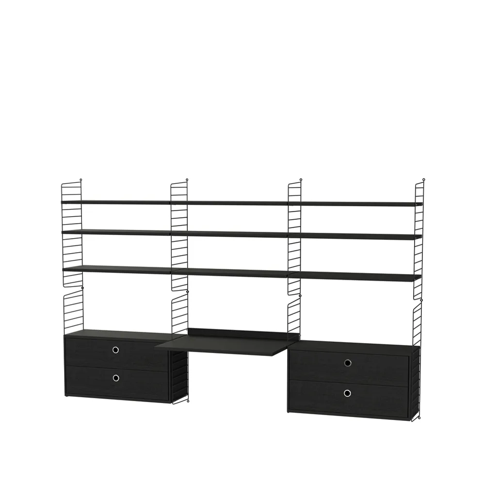 String bedroom black - Combination F,  String