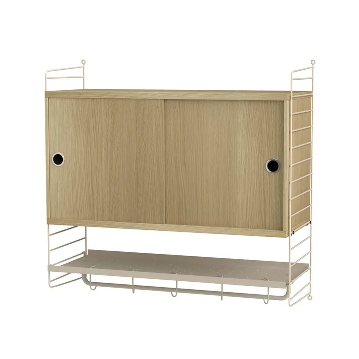 String bedroom oak & beige - Combination F - String