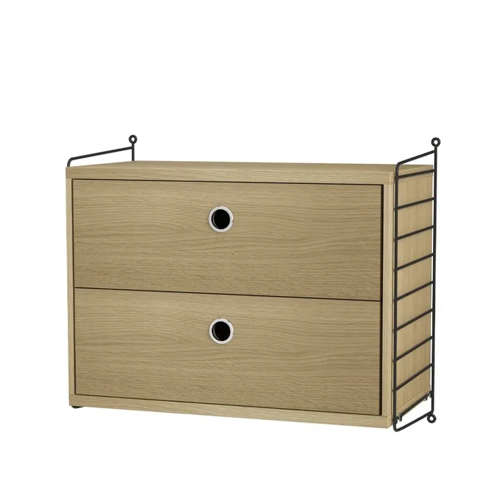 String bedroom oak & black - Combination A - String