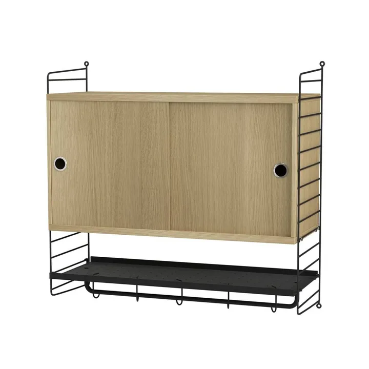 String bedroom oak & black - Combination F - String