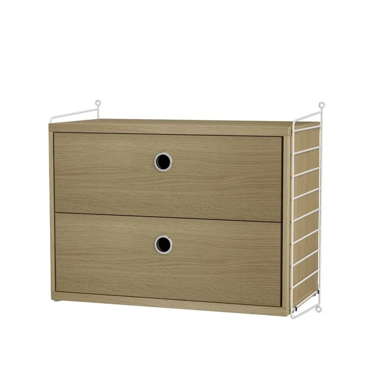 String bedroom oak & white - Combination A - String