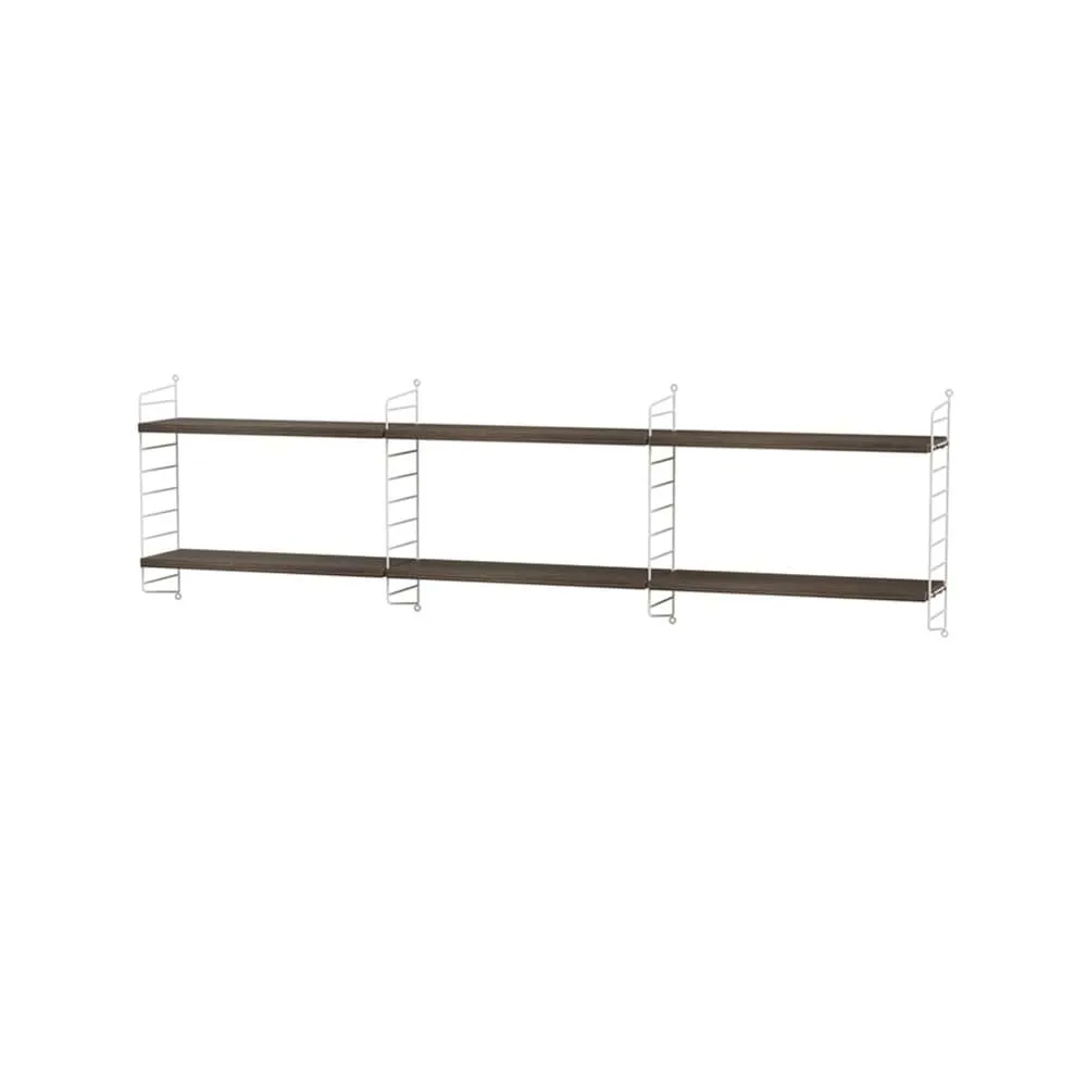 String bedroom walnut & white - Combination E String