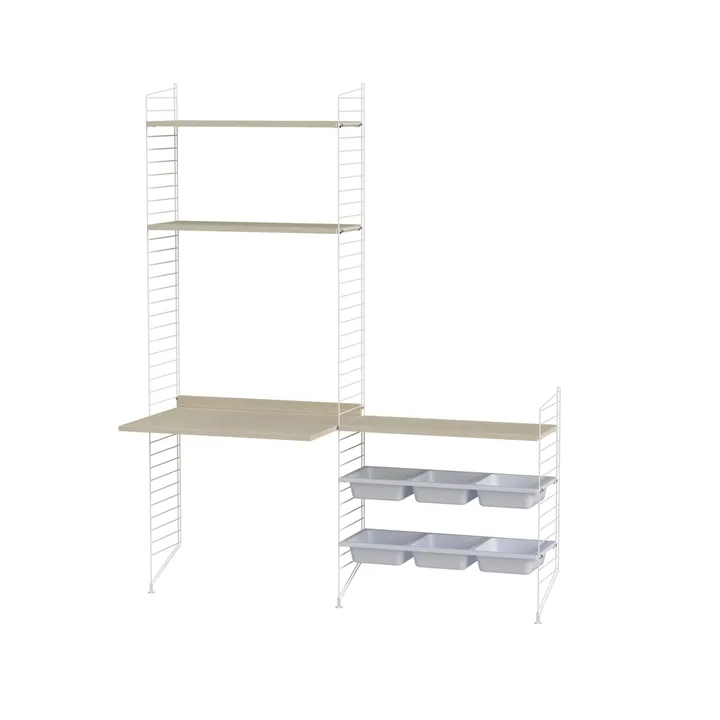 String children's room ash & white - Combination E - String