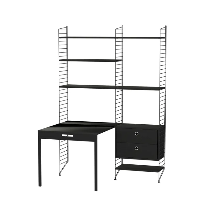String children's room black - Combination E - String