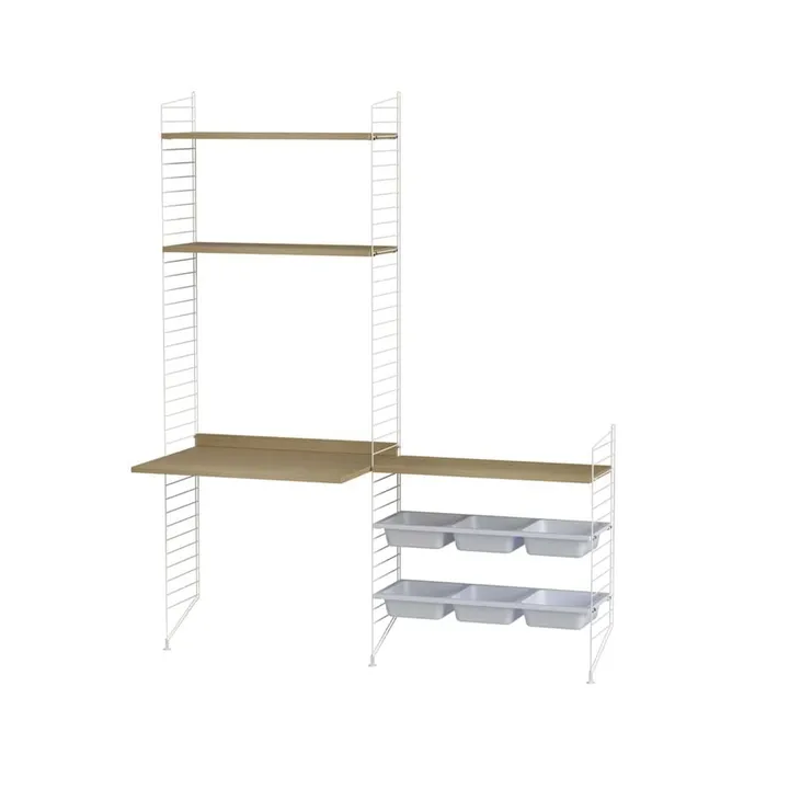 String children's room oak & white - Combination E - String