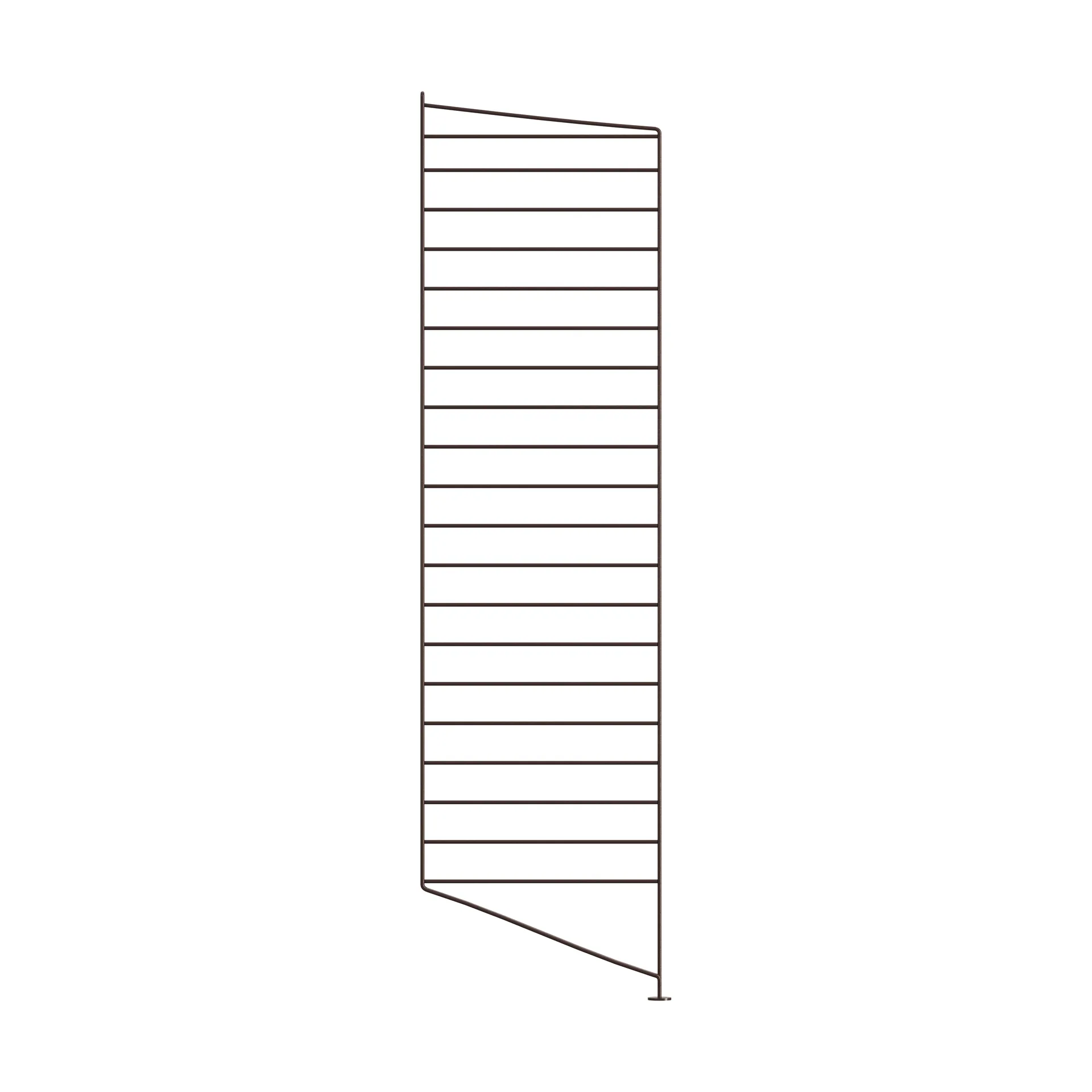 String floor panels, Dark brown, 115x30 cm, 1-pack String
