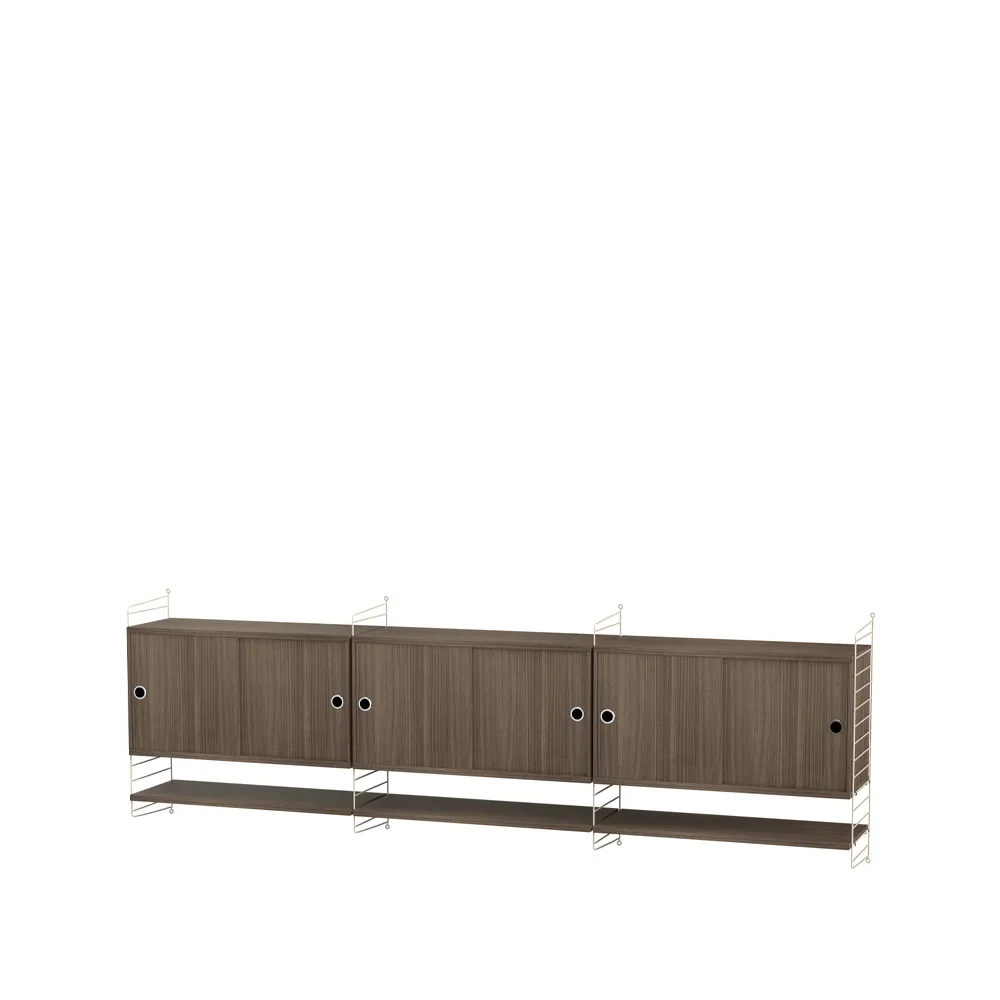 String living room walnut & beige - Combination E,  String