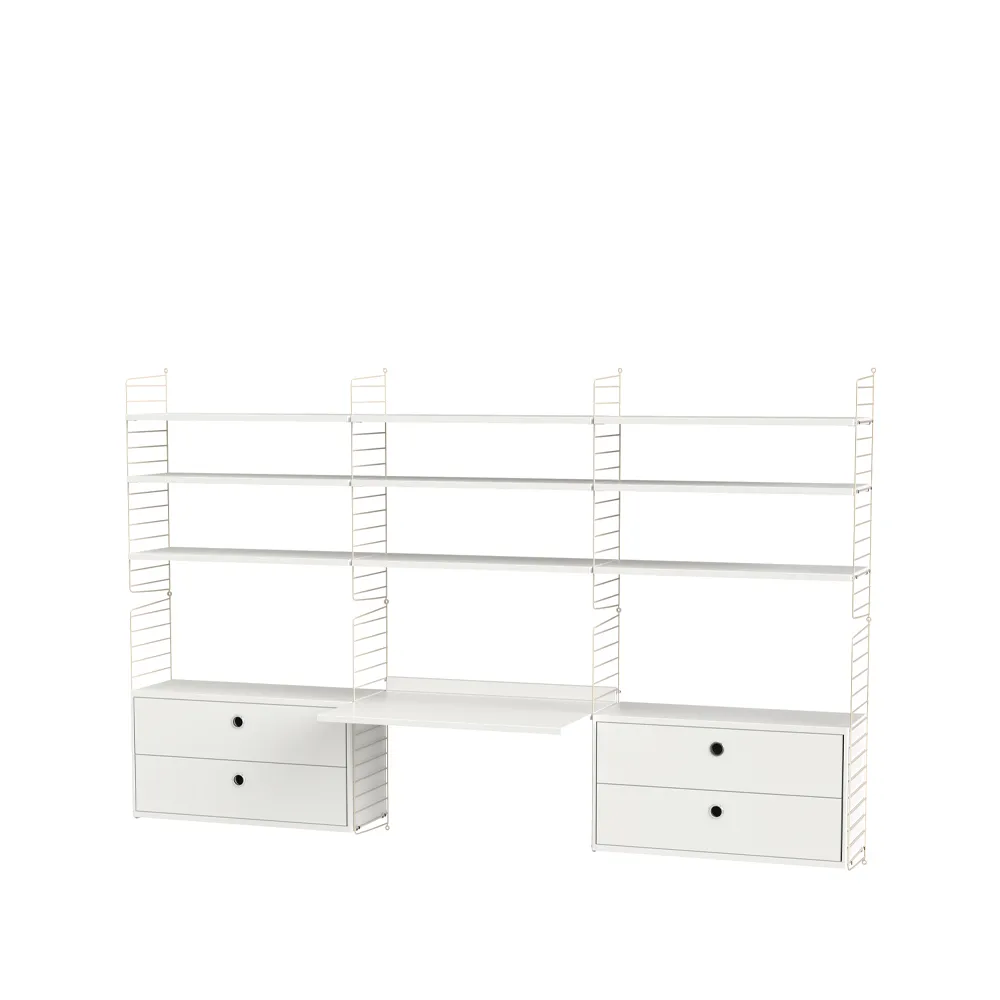 String living room white & beige - Combination F,  String