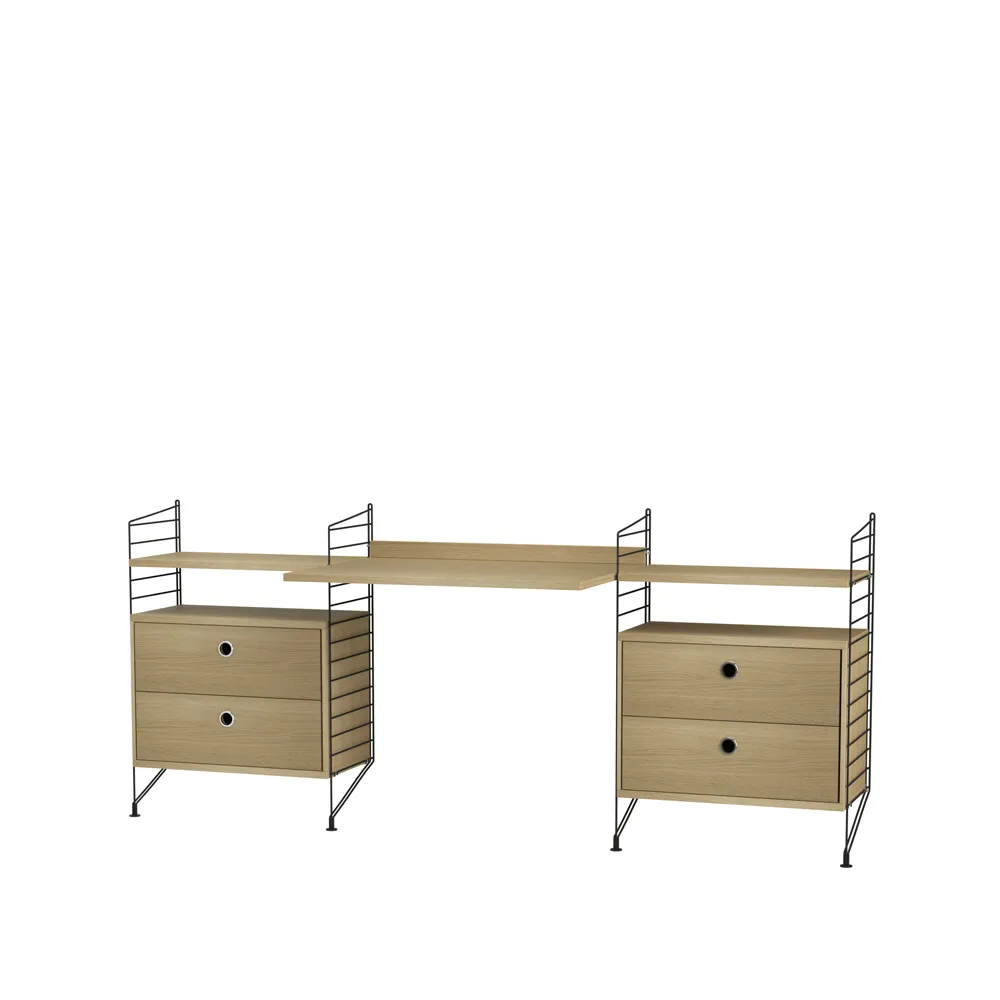 String office oak & black - Combination C,  String