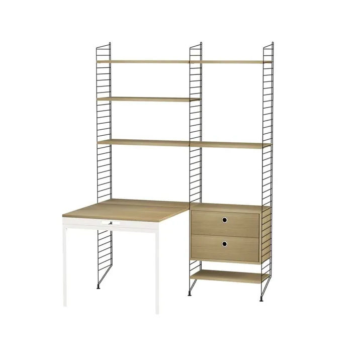 String office oak & black - Combination E - String