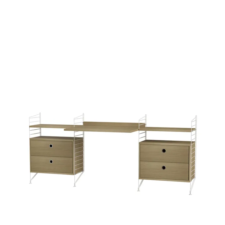 String office oak & white - Combination C - String