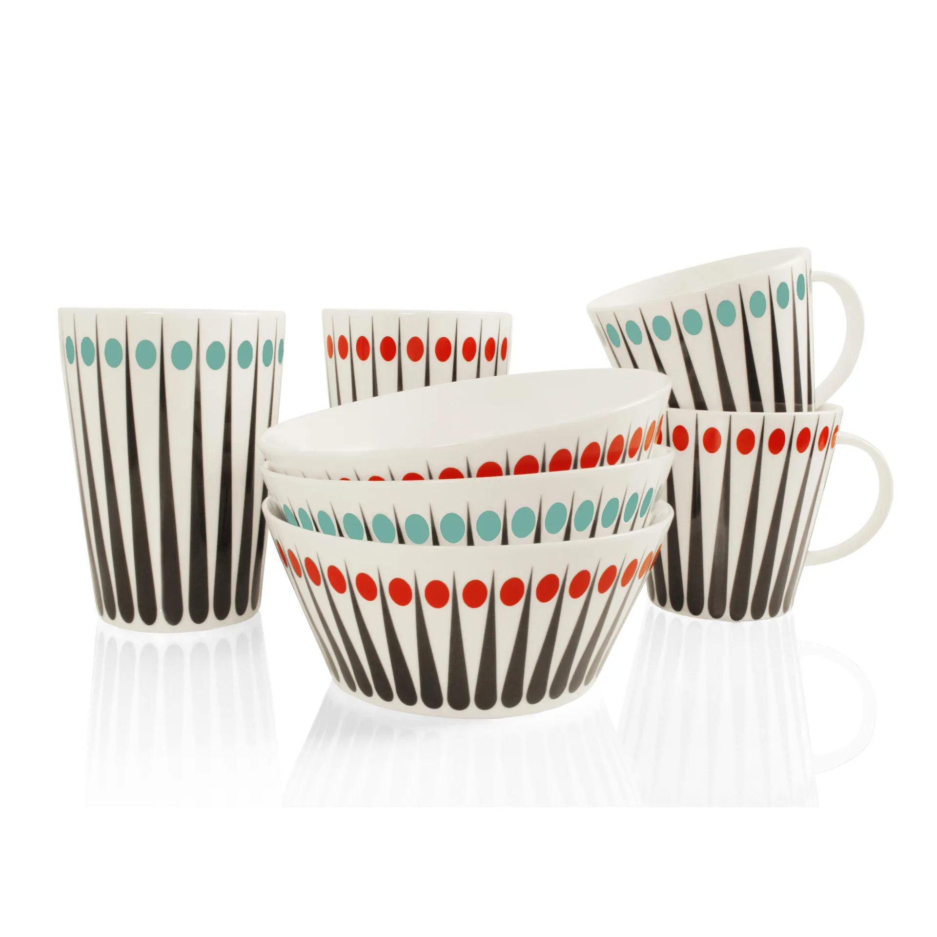 Amanda mug, white-tomato Superliving