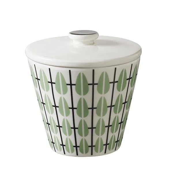 Olivia sugar bowl, white-mint Superliving