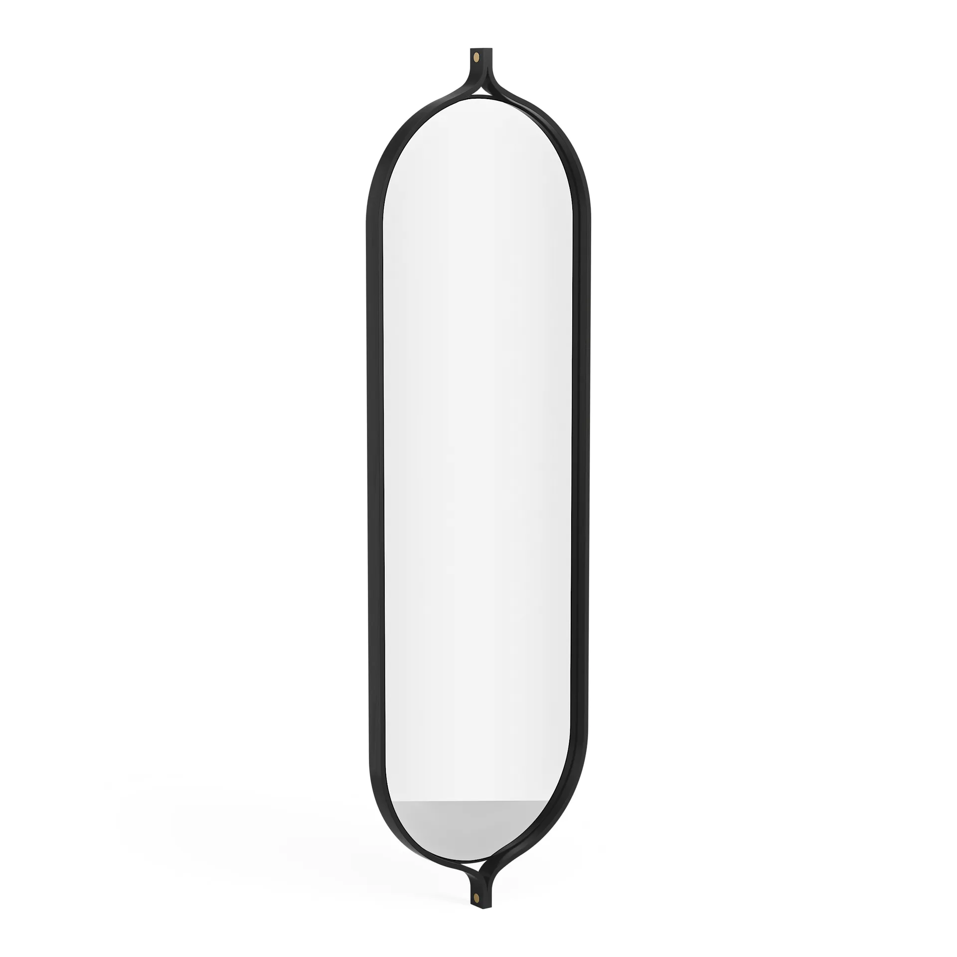 Comma Mirror oblong 135 cm, Ash black stain Swedese
