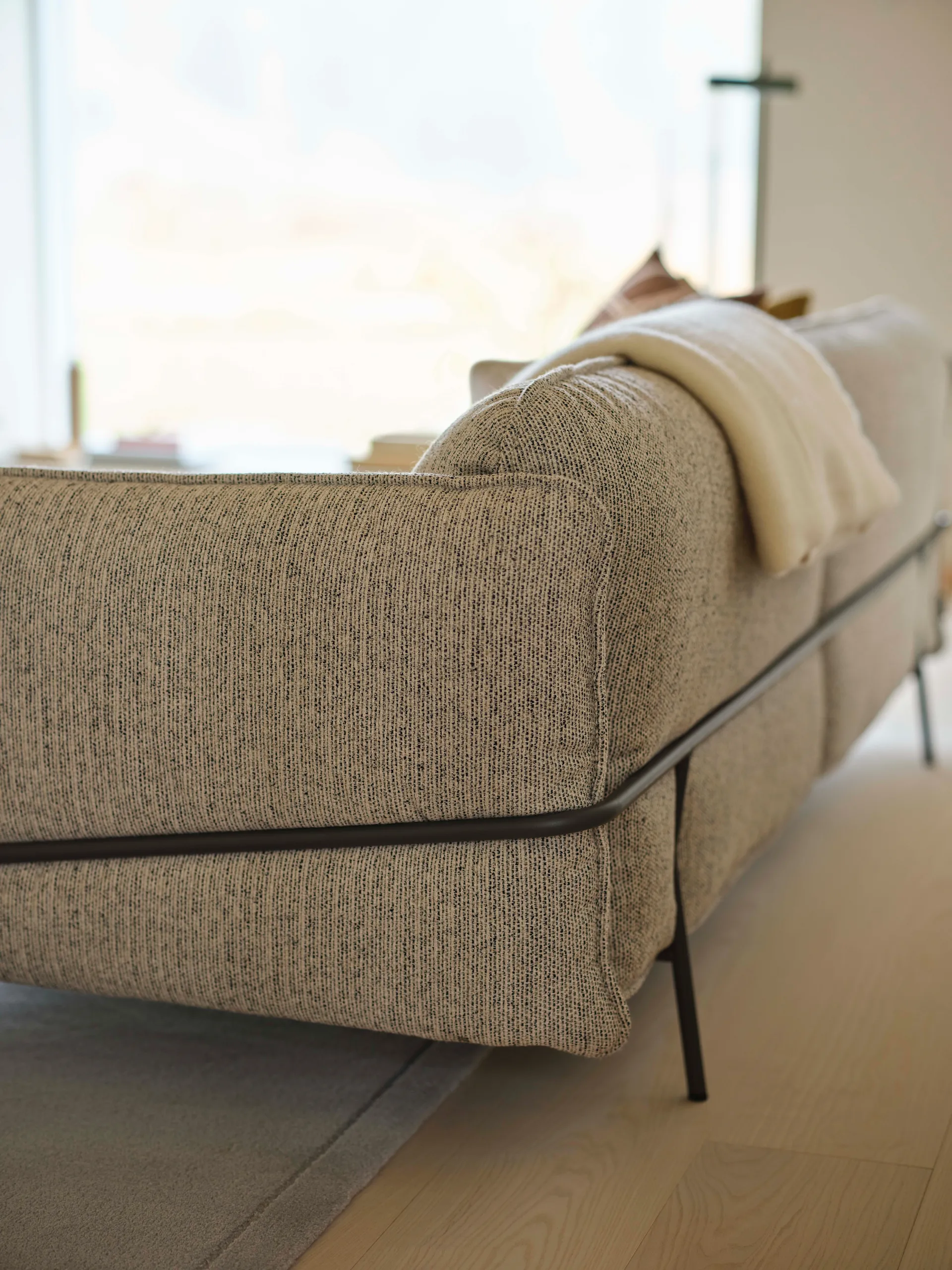 Continental sofa, Sealife Green/Black-orkangray Swedese