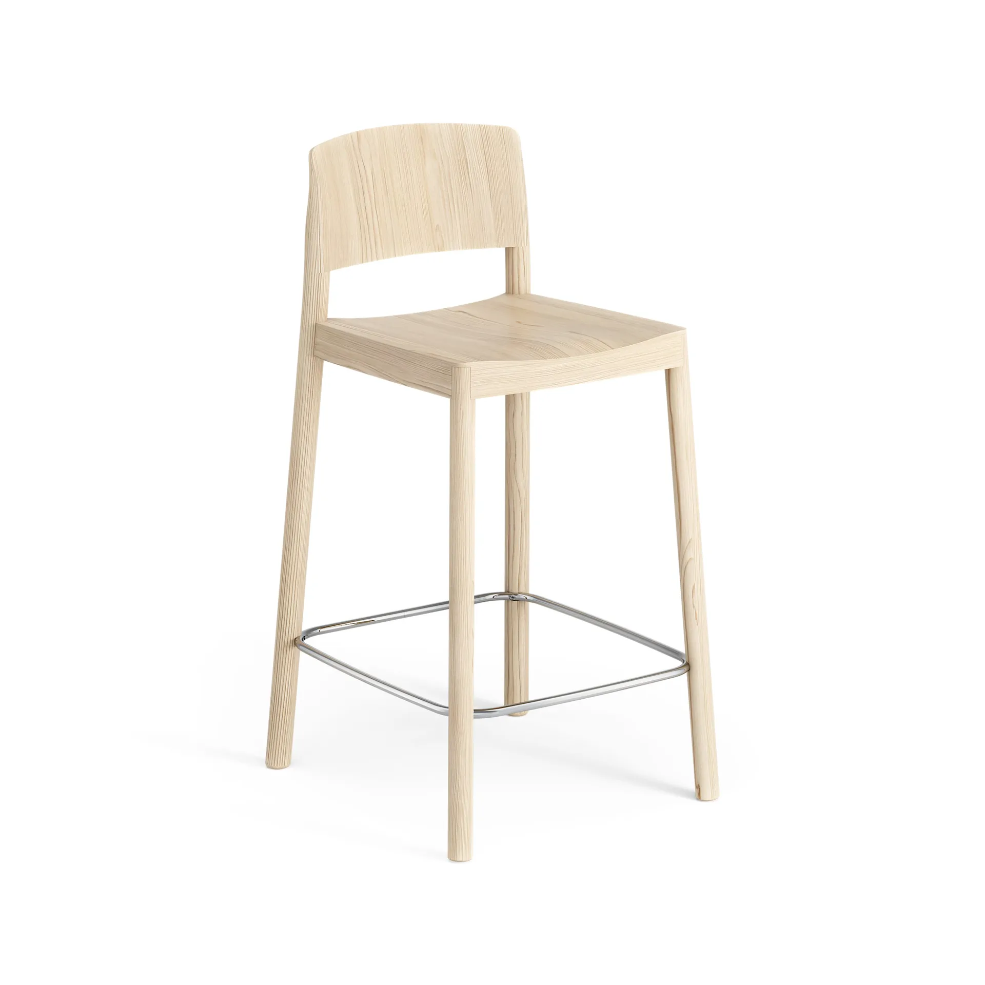 Grace bar stool 63 cm, Ash laquered Swedese