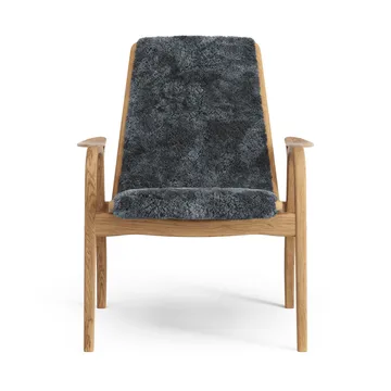 Laminett armchair - Sheepskin Charcoal-oiled oak - Swedese