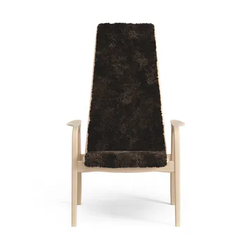 Lamini children's arm chair laquered beech/sheep skin - Espresso (brown) - Swedese