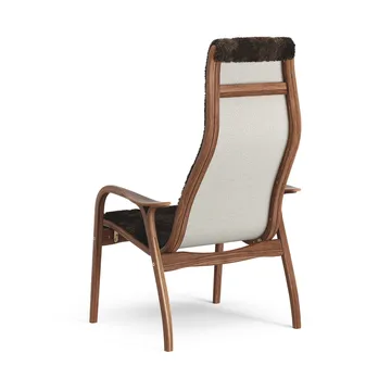 Lamino arm chair oiled walnut/sheep skin - Espresso (brown) - Swedese
