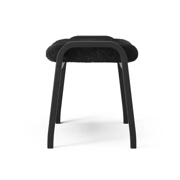Lamino armchair and footstool Black Edition - Black - Swedese